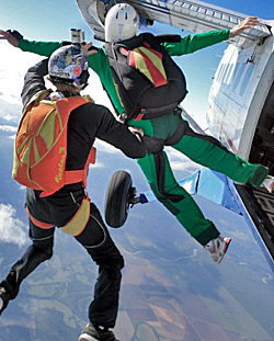 Skydiver Training Program jump