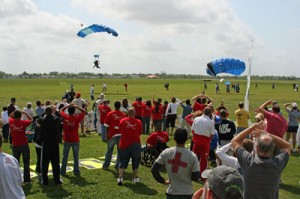 Skydiving group
