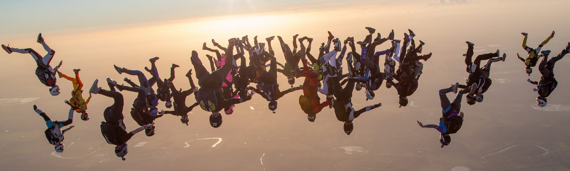 Head-down skydive
