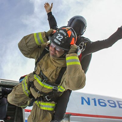 Tandem Skydive for Military, Police, Fire Department, Emergency Medical Services Personnel